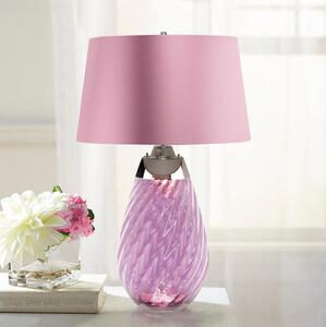 Elstead LENA-TL-L-PLUM - LED Настолна лампа LENA 1xE27/40W/230V 74 см розов