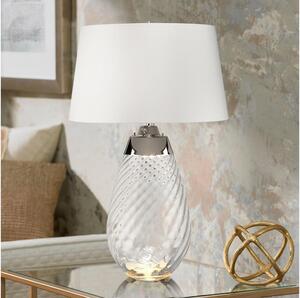 Elstead LENA-TL-L-SMOKE-OWSS - LED Настолна лампа LENA 1xE27/40W/230V 74 см бял