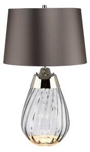 Elstead LENA-TL-S-SMOKE - LED Настолна лампа LENA 1xE27/60W/230V + 1xGU10/7W сив