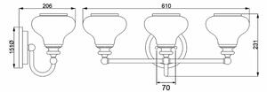 Hinkley HK-AINSLEY3-BATH-BB - LED Лампа за баня AINSLEY 3xG9/3W/230V IP44