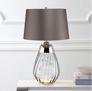 Elstead LENA-TL-S-SMOKE - LED Настолна лампа LENA 1xE27/60W/230V + 1xGU10/7W сив