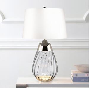 Elstead LENA-TL-S-SMOKE-OWSS-LED Настолна лампа LENA 1xE27/60W/230V+1xGU10/7W бял