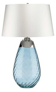 Elstead LENA-TL-L-BLUE-OWSS-LED Настолна лампа LENA 1xE27/40W/230V, 74см, синьо/