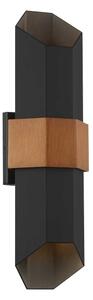 Quoizel QZ-CHASM-L-BKW - LED Екстериорна лампа CHASM 2xLED/9,5W/230V IP44