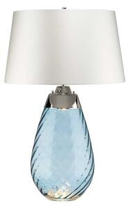 Elstead LENA-TL-L-BLUE-OWSS-LED Настолна лампа LENA 1xE27/40W/230V, 74см, синьо/