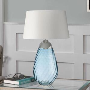 Elstead LENA-TL-L-BLUE-OWSS-LED Настолна лампа LENA 1xE27/40W/230V, 74см, синьо/