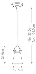 Hinkley HK-MAYFLOWER-P-A - Висящ полилей MAYFLOWER 1xE27/60W/230V