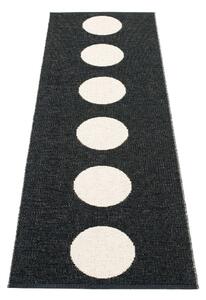 Черно-бяла пътека за открито и закрито 70x225 cm Vera Black – Pappelina