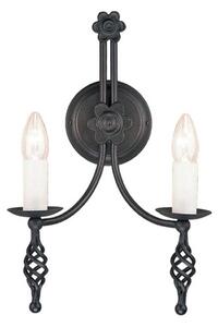 Elstead BY2-BLACK - Аплик BELFRY 2xE14/60W/230V