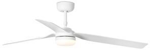 FARO 33814WT-20 - Димируем таванен вентилатор PUNT M LED/18W/230V, бял, Ø 132 см WT + с дистанционно управление