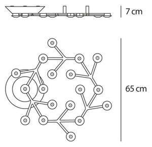 Artemide 1594050APP-LED Димируем плафон NET LED/43W/230V 3000K