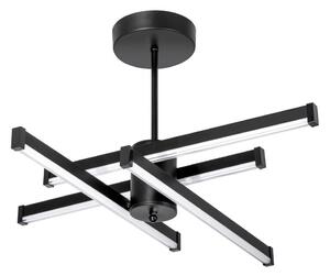 LED Полилей 4xLED/10W/230V 3000-6500K Ø 68 см черен