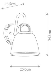 Quoizel QZ-DUBLIN1-PNBR - LED Лампа за баня DUBLIN 1xG9/3W/230V IP44 златист