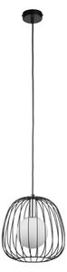 Пендел BELL 1xG9/12W/230V Ø 24 cm черен/лъскав хром