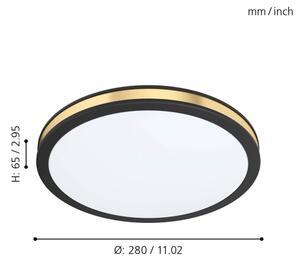 Eglo 99406 - LED Лампа за таван PESCAITO LED/11W/230V