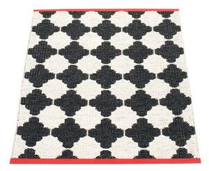 Черно-бял килим за открито и закрито 70x90 cm Marre Black Coral – Pappelina