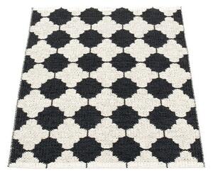Черно-бял килим за открито и закрито 70x90 cm Marre Black Coral – Pappelina