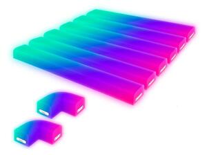 Brilo - LED RGBIC смарт лента 24W 230V Wi-Fi Tuya с дистанционно