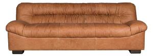 Кожен диван в цвят кафяв коняк 214 cm Douglas – Dutchbone