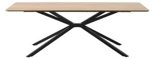Трапезна маса с дъбов плот 100x200 cm Cesura – Unique Furniture