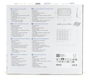 Aigostar - Димируем соларен LED прожектор LED/200W/3,2V IP65 + дистанционно управление