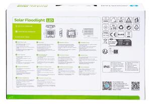 Aigostar - LED соларен прожектор 100W, 3,4V, IP65, димер + дистанционно