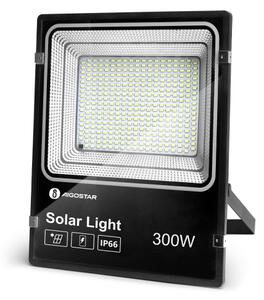 Aigostar - LED соларен прожектор 300W, 3,2V, IP66, димер, с дистанционно