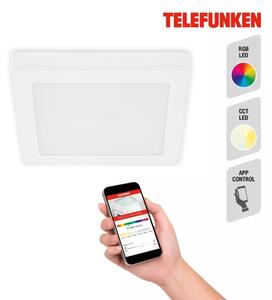 Telefunken 309706TF - LED RGB Димируем плафон LED/23W/230V 2700-6500K бял