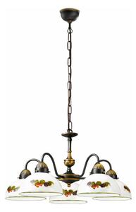 Kolarz 731.85.121 - Пендел NONNA 5xE27/75W/230V грозде/ягоди