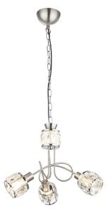 Globo 54356-3H - LED Полилей на въже KRIS 3xE14/40W/230V + LED/5W