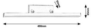 Rabalux 5782 - LED За баня Стенна лампа ANDREW LED/12W/230V IP44