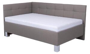 Тапицирано легло с място за съхранение без матрак MARIA PETITE 120x200 см taupe