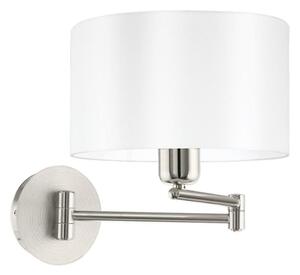Eglo 33269 - Аплик PASTERI 1xE27/60W/230V матов хром/бял