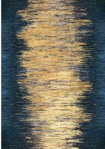 Жълт/тъмносин килим подходящ за пране 50x80 cm Goldie – Vitaus