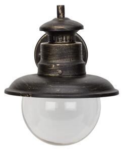 Brilliant - Екстериорен аплик ARTU 1xE27/60W/230V IP44 патина/златист