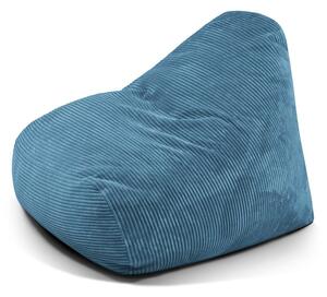 Син пуф от рипсено кадифе Snug 100 – SLOWDOWN