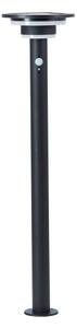 Brilliant - LED Соларна лампа със сензор GARVINA LED/3W/3,7V 85 см IP44 черен