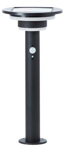 Brilliant - LED Соларна лампа със сензор GARVINA LED/3W/3,7V 45 см IP44 черен