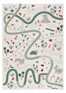 Кремаво детско килимче за игра 123x180 cm Garden Life – Nattiot