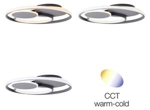 Brilliant - LED Димируем плафон RUNDA LED/50W/230V 3000-6500K черен + + д.у