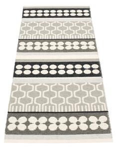 Сива и кремава пътека за открито и закрито 70x180 cm Asta Warm Grey – Pappelina