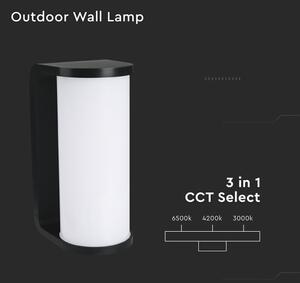 LED Екстериорен аплик LED/12W/230V 3000/4200/6500K IP65 черен