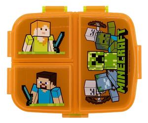 Оранжева пластмасова детска кутия за храна Minecraft – STOR