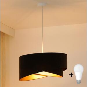 Brilagi - LED Пендел LYRA 1xE27/15W/230V тъмнокафяв/златист