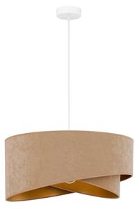 Brilagi - LED Пендел LYRA 1xE27/15W/230V кафяв/златист