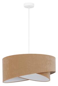 Brilagi - LED Пендел LYRA 1xE27/15W/230V кафяв/бял