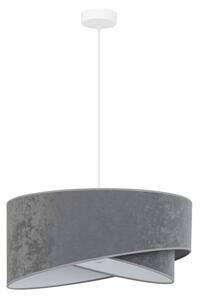 Brilagi - LED Пендел LYRA 1xE27/15W/230V сив/бял
