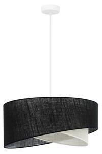 Brilagi - LED Пендел LYRA 1xE27/15W/230V черен/кремав