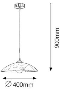 Rabalux 3856 - Полилей HARMONY LUX 1xE27/60W/230V