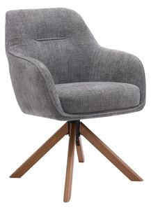 Сиви тапицирани трапезни столове в комплект 2 бр. Avola – Unique Furniture